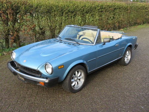 1981 Fiat Spider 2000 Convertible SOLD
