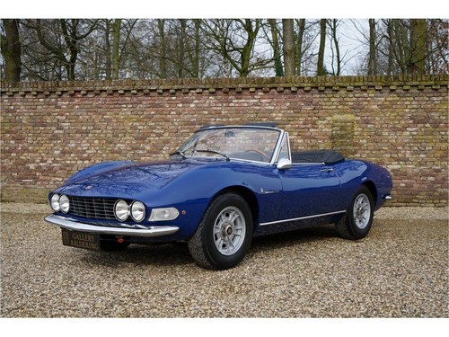1967 Fiat Dino Spider 2000 with only 81000 km from new For Sale