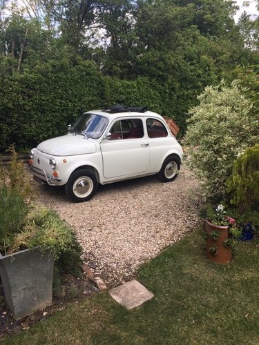 1972 Fiat 500 L in stunning white LHD SOLD