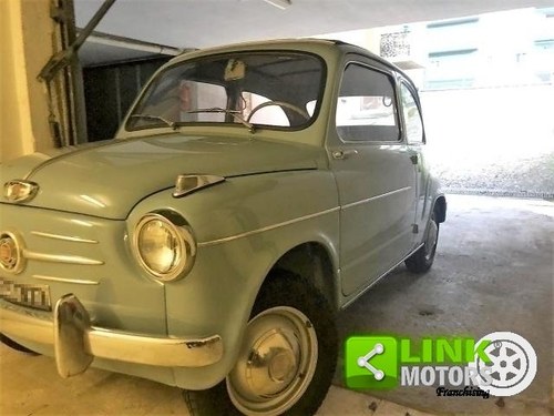 FIAT SEICENTO CABRIO TRASFORMABILE CELESTE 1957 OTTIMO STAT For Sale