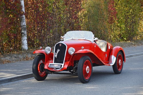 1934 Rare Mille Miglia eligible Spider, delivered new to Swiss For Sale