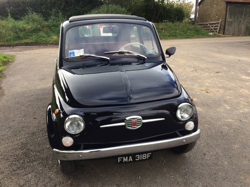 1968 Fiat 500 (Lhd) needs new home SOLD