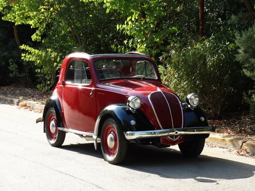 1937 Fiat Topolino A, Cabriolet saloon SOLD