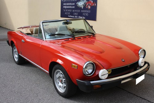 FIAT 124 CONVERTIBLE OF 1981 For Sale