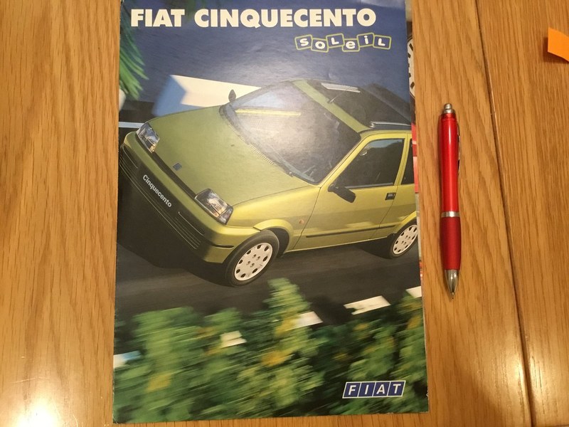 1996 Fiat Cinquecento soleil - 1