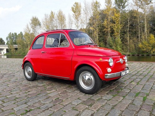 FIAT 500 F RED 1969 dutch license 8950 euro VENDUTO