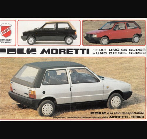 1985 Uno Folk Moretti For Sale
