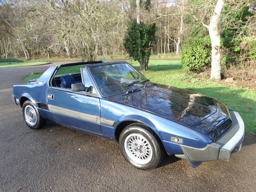 1989 Fiat X/19 Gran Finale Limited Edition. SOLD
