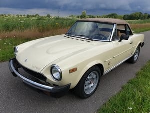 1981 Fiat 124 Spider TURBO   Very rare For Sale