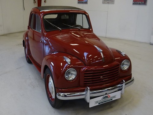 1954 Fiat 500 C Topolino - 2-door convertible saloon SOLD