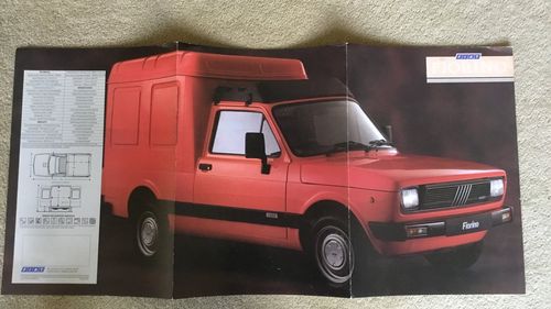 Picture of 1988 Fiat Fiorino Van brochure - For Sale