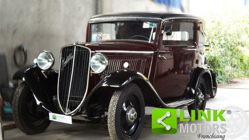 1933 FIAT Balilla 508 ben conservata di carrozzeria e meccanica In vendita