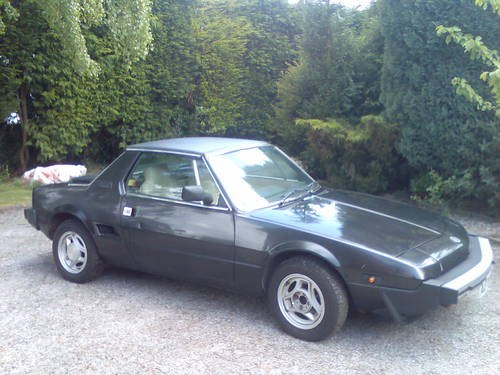 1983 Black Fiat X1/9 SOLD