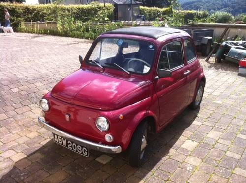 1969 Fiat 500 F Low Mileage and Stunning!!! SOLD