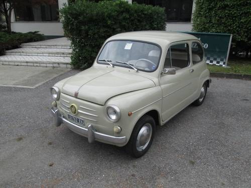 1965 Fiat - 600D FIRST ITALIAN REGISTRATION For Sale