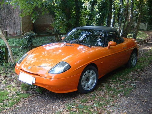 1997 Rare orange Fiat Barchetta VENDUTO