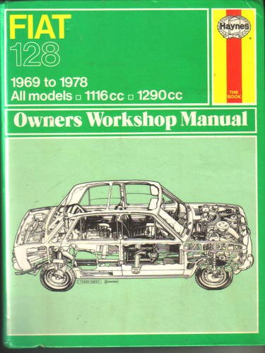 Fiat 128 Haynes Owners Manual For Sale