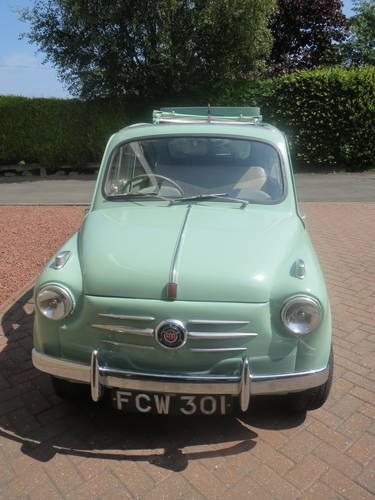 1957 Fiat Convertible UK RHD SOLD