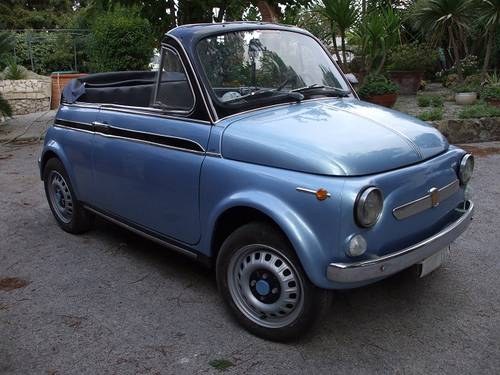 1969 Fiat 500 Cabrio Custom Convertible in RHD available For Sale