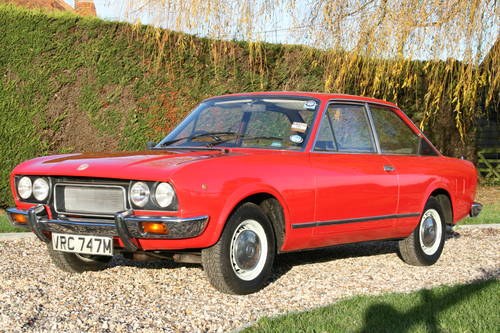 1973 Fiat 124 Sport Coupe. Rare UK RHD Car. Very Nice Throughout For Sale