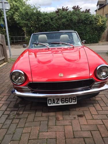 1981  Red Fiat 124/2000 Spider - REDUCED PRICE SOLD