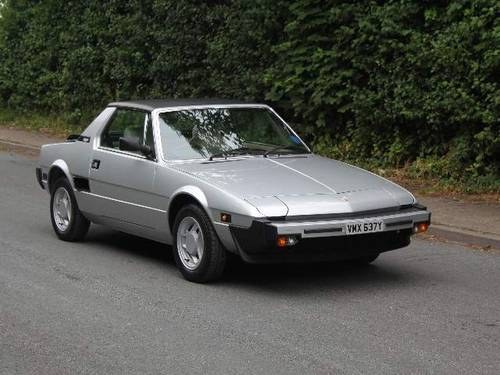 1982 Fiat X1/9 Bertone 5 Speed, 15326 miles from new For Sale