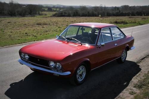 1971 FIAT 124 COUPE 1600 SPORT LHD - UK Reg OEY 701J For Sale