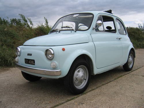 1973 FIAT 500R, FULLY RESTORED, ASI GOLD STANDARD APPROVED For Sale