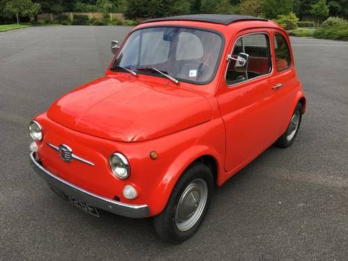AUGUST AUCTION. 1968 FIAT 500 110F For Sale by Auction