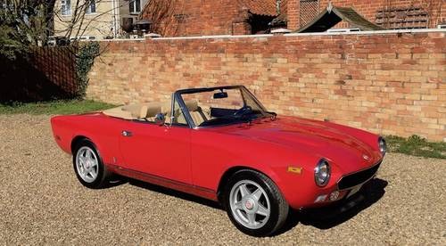 1982 Fiat 124 Spider 2000 (Pininfarina) - Immaculate Condition SOLD