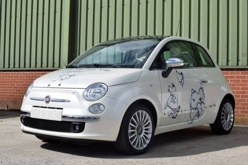 2007 Fiat 500 Limited Edition illustrated and signed Tracey Emin For Sale by Auction