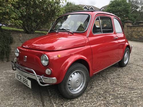 1972 Unique-One off Fiat 500 Lusso 652cc fully restored SOLD