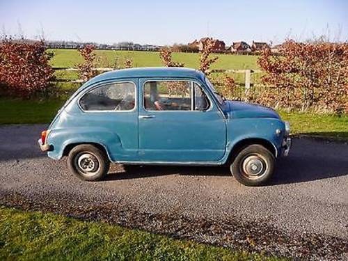 1967 Fiat 600D Fanalone. For restoration /recommissioning For Sale