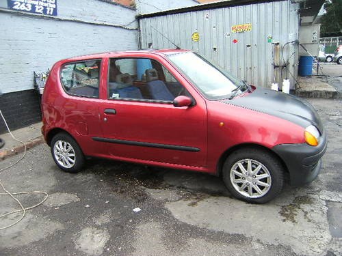 2000 FIAT SEICENTO 900cc 3-DOOR RED H/BACK For Sale