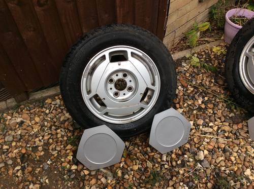 1986 Fiat X19 alloy wheels, set of four For Sale