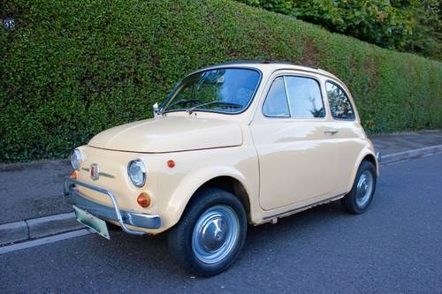 1972 Fiat 500 L - RHD - 3 previous owners - 11 months MOT SOLD