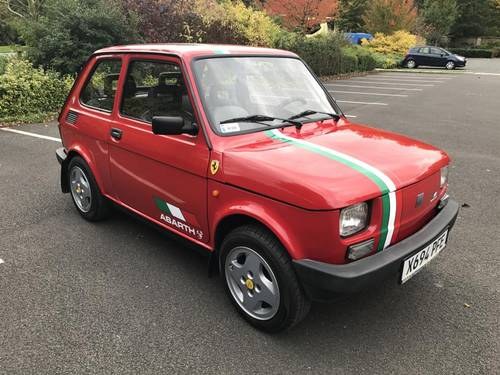 OCTOBER AUCTION. 2000 Fiat 126 Arbarth Recreation For Sale by Auction