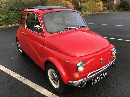 **DECEMBER ENTRY** 1972 Fiat 500L For Sale by Auction