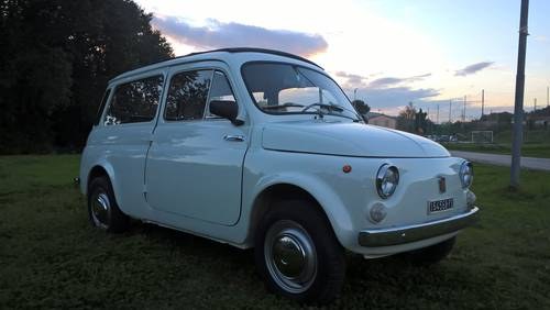 One owner 1976 Fiat 500 Giardiniera excellent 64k orig. kms For Sale