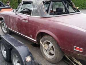 1972 Fiat 124 Spider Project Chrome Bumper For Sale (picture 2 of 3)