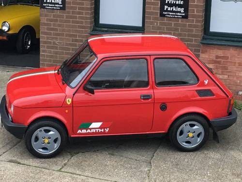 2000 Fiat 126 652cc Abarth recreation LHD, 23000 klms  SOLD