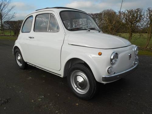 DECEMBER AUCTION. 1970 Fiat 500 For Sale by Auction