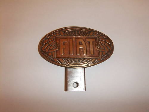 Brass Fiat car badge SOLD