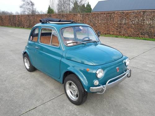 FIAT 500 L MID BLEU 1971 so very nice. just 7500 euro SOLD