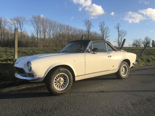 Charming Fiat 124 Spider from 1979 SOLD