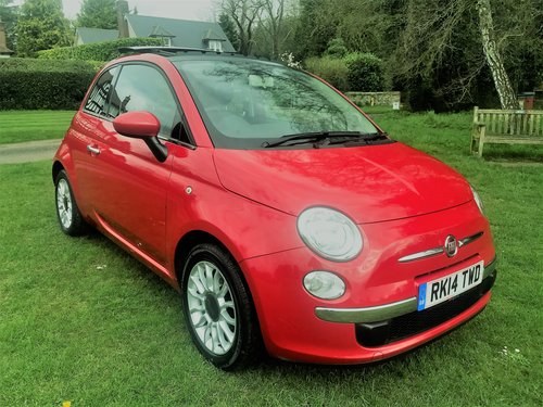 2014 Fiat 500 1.2 Lounge+1 lady owner from new+22K+MOT 04/19 SOLD