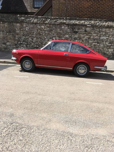 1971 Fiat 850 coupe red exceedingly scarce car In vendita