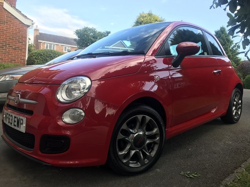 2013 Fiat 500 S 1.2 Petrol Manual Rosso Red For Sale