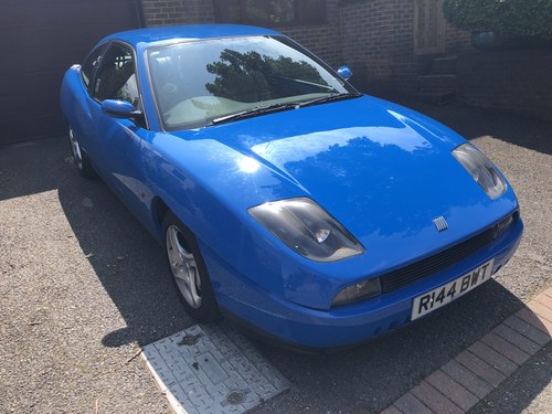 1997 Fiat Coupe 2.0 20v Turbo in blue with v.low miles SOLD