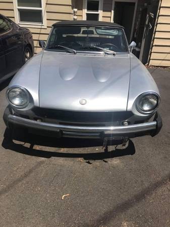 1977 Fiat Spider Convertible Silver(~)Black 27k miles $3.9k For Sale